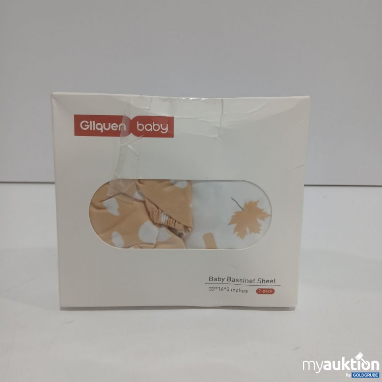 Artikel Nr. 905430: Gllquen Baby Bassinet Sheet 2 Stück 