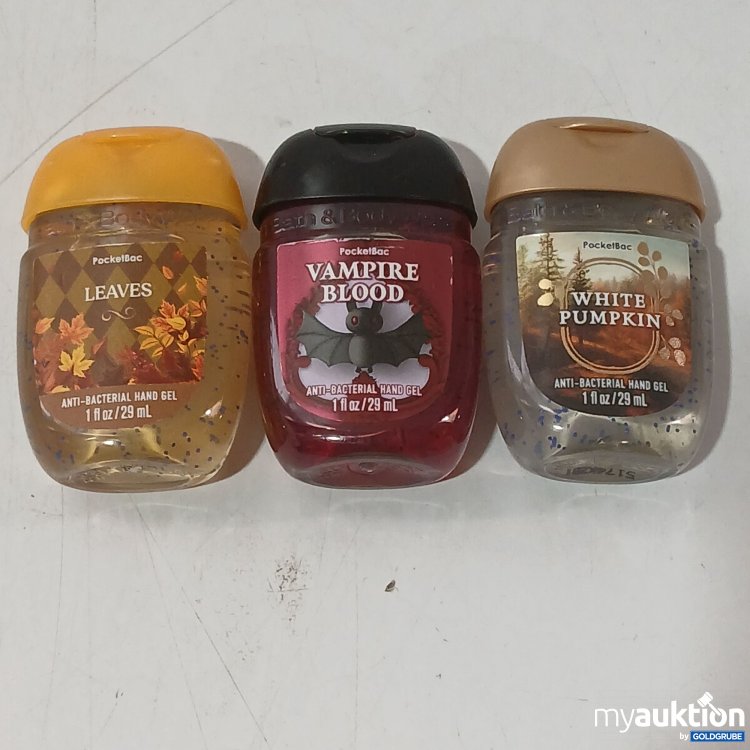 Artikel Nr. 958430: Diverse PocketBac Reinigungsgel für die Hände, je 29ml