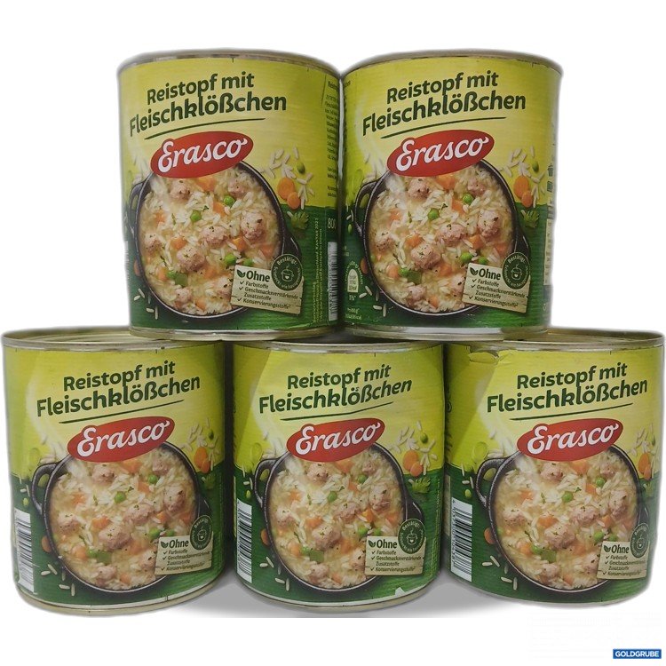 Artikel Nr. 970430 Artikel Nr. 970430: Erasco Reistopf mit Fleischklößchen 5×800g