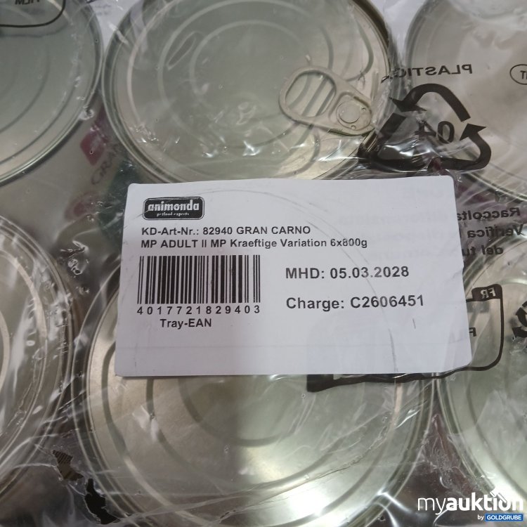 Artikel Nr. 980430 Artikel Nr. 980430: Animonda Grancarno Adult Kräftige Variationen 6x800g
