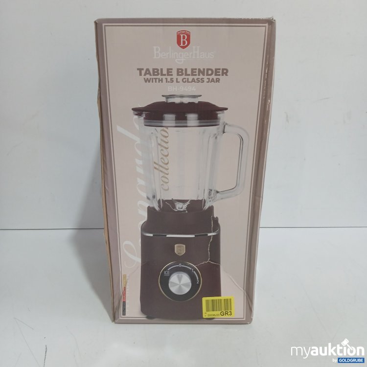 Artikel Nr. 992430 Artikel Nr. 992430: Berlinger Haus Table Blender with 1,5L Glass Jar BH-9494