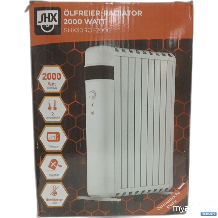 Artikel Nr. 445431: SHX Ölfreier-Radiator 2000W, Model.No. SHX30ROF2000