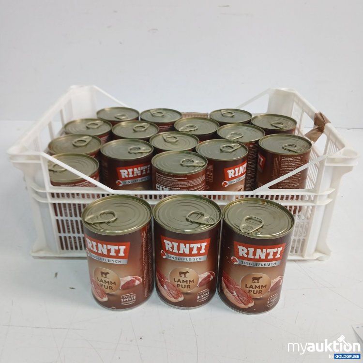Artikel Nr. 466431: Rinti Hundefutter Lamm Pur Dose