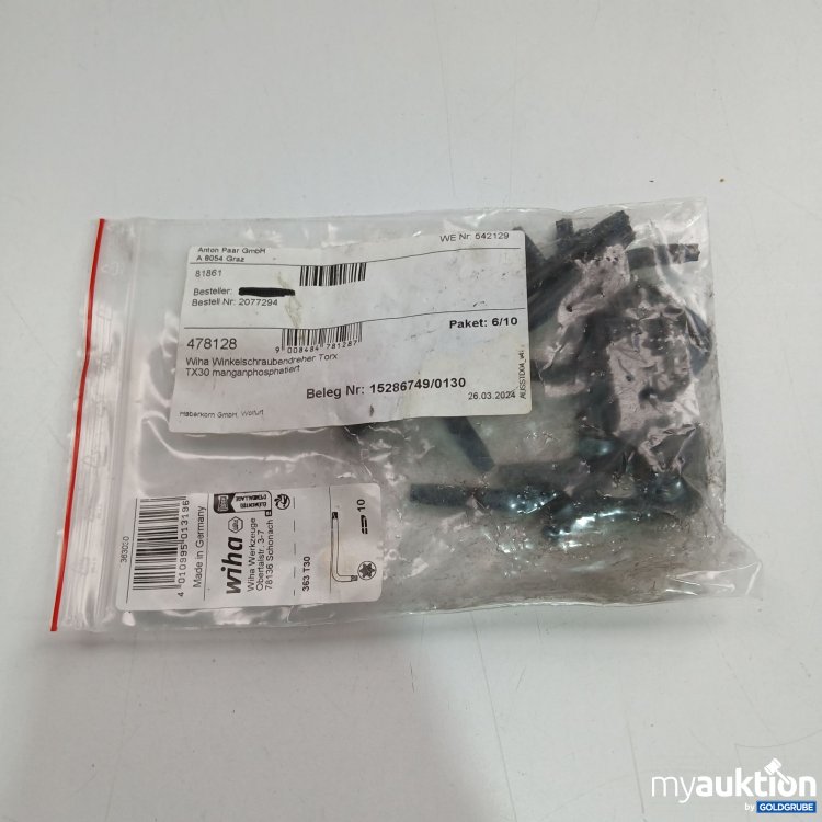 Artikel Nr. 798431 Artikel Nr. 798431: Wiha Winkelschraubendreher Torx TX30