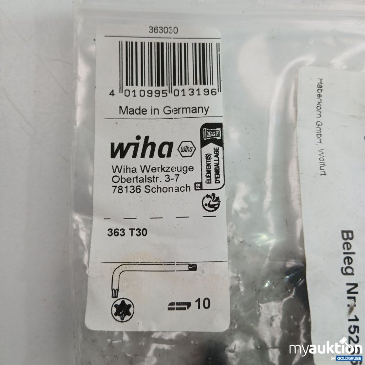 Artikel Nr. 798431 Artikel Nr. 798431: Wiha Winkelschraubendreher Torx TX30