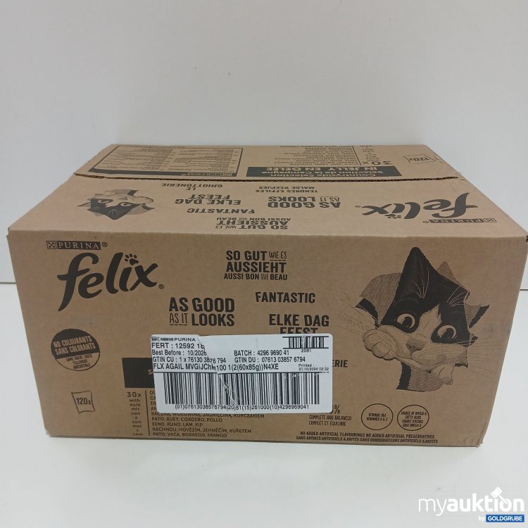 Artikel Nr. 812431 Artikel Nr. 812431: Felix Katzenfutter 120x85g