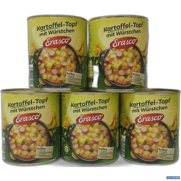 Artikel Nr. 970431 Artikel Nr. 970431: Erasco Kartoffel-Topf mit Würstchen 5×800g