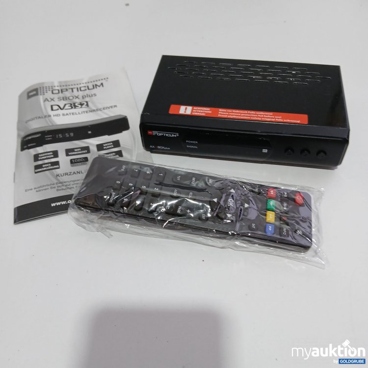 Artikel Nr. 831432 Artikel Nr. 831432: Opticum DVB-S2 Satellitenreceiver
