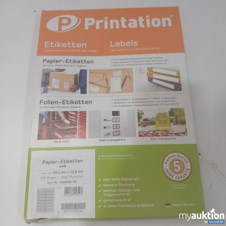 Artikel Nr. 873432 Artikel Nr. 873432: Princeton Etiketten selbstklebend DIN A4/A5 weiß