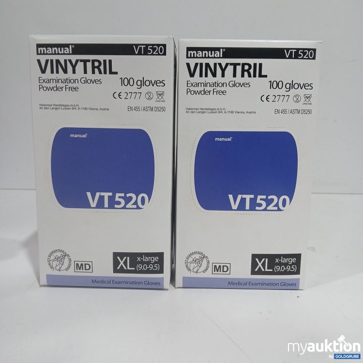 Artikel Nr. 876432 Artikel Nr. 876432: Vinytril Handschuhe Powderfree XL je 100Stk