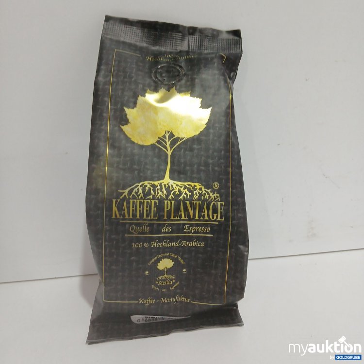 Artikel Nr. 897432: Kaffee Plantage Quelle des Espresso 100% Hochland-Arabica 250g Bohne
