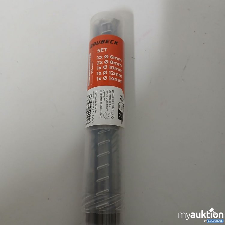 Artikel Nr. 918432 Artikel Nr. 918432: Baubeck Set Bohrer 2x6mm 2x8mm 2x10mm 1x12mm 1x14mm