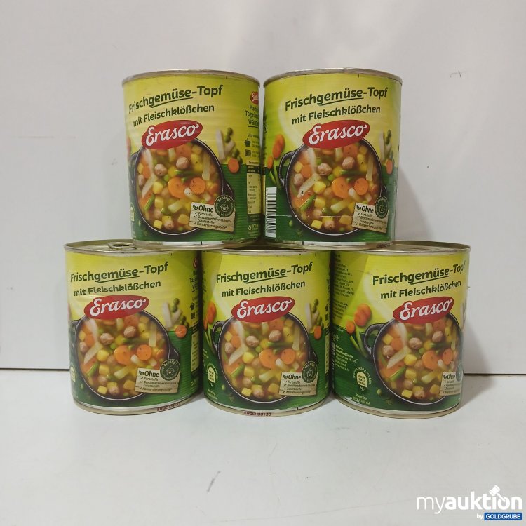 Artikel Nr. 970432 Artikel Nr. 970432: Erasco Frischgemüse-Topf mit Fleischklößchen 5×800g
