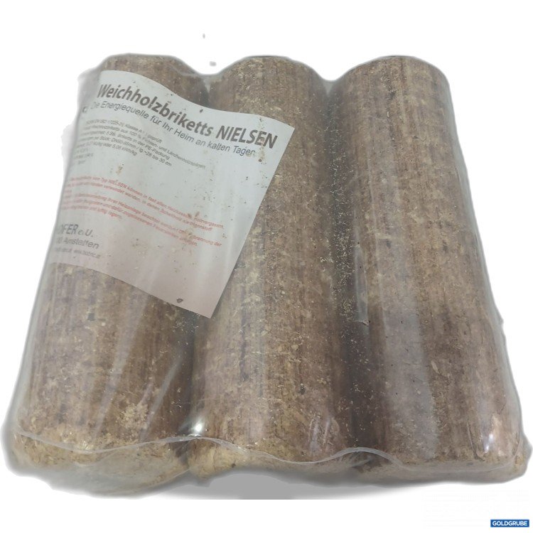 Artikel Nr. 993432 Artikel Nr. 993432: Biobrie Weichholzbriketts NIELSEN ca 28cm lang 3Stk