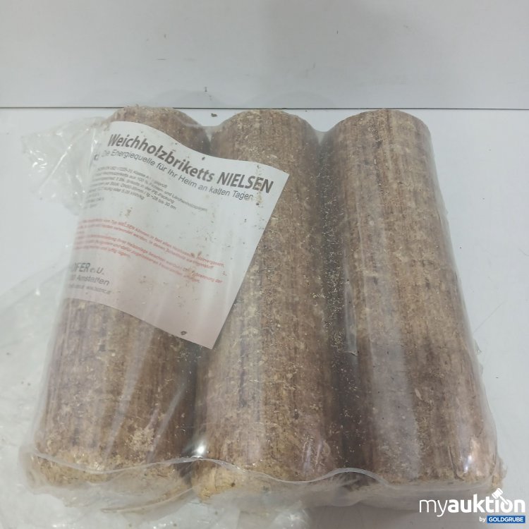 Artikel Nr. 993432 Artikel Nr. 993432: Biobrie Weichholzbriketts NIELSEN ca 28cm lang 3Stk