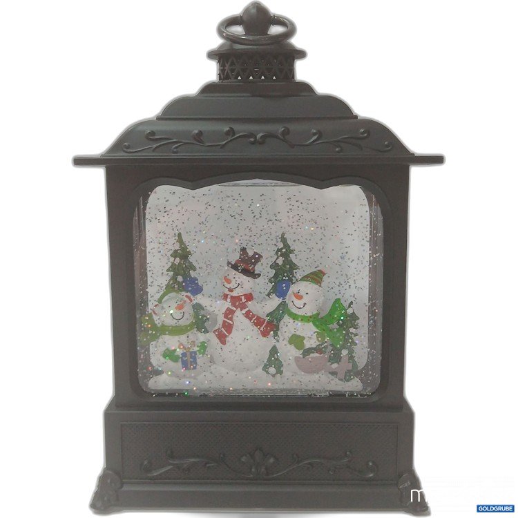 Artikel Nr. 995432: LED-Schneekugel Schneemann ca 15x6x26cm 