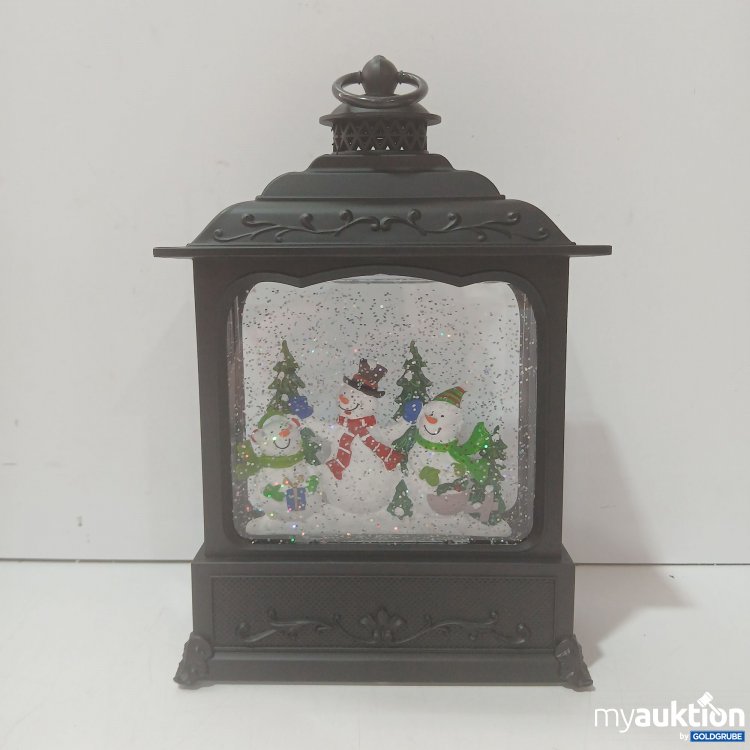 Artikel Nr. 995432: LED-Schneekugel Schneemann ca 15x6x26cm 