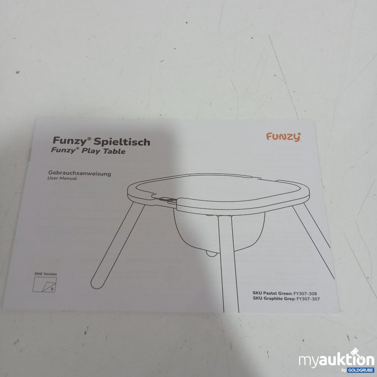 Artikel Nr. 444433 Artikel Nr. 444433: Funzy Spieltisch Pastel green FY307-308