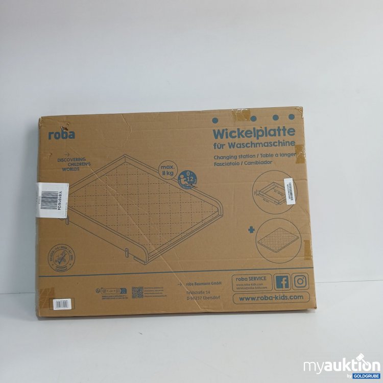 Artikel Nr. 805433: Roba Wickelplatte für Waschmaschine 
