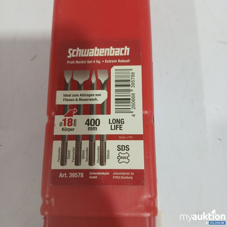 Artikel Nr. 867433: Schwabenbach Profi Meißel Set 4tlg. 400mm 