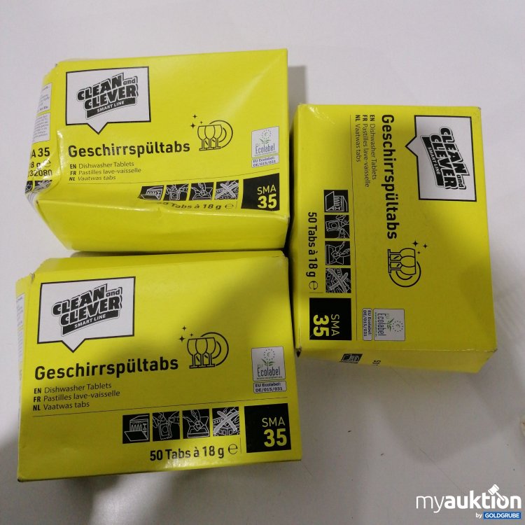 Artikel Nr. 892433: Clean&Clever Geschirrspültabs 3x50Stk