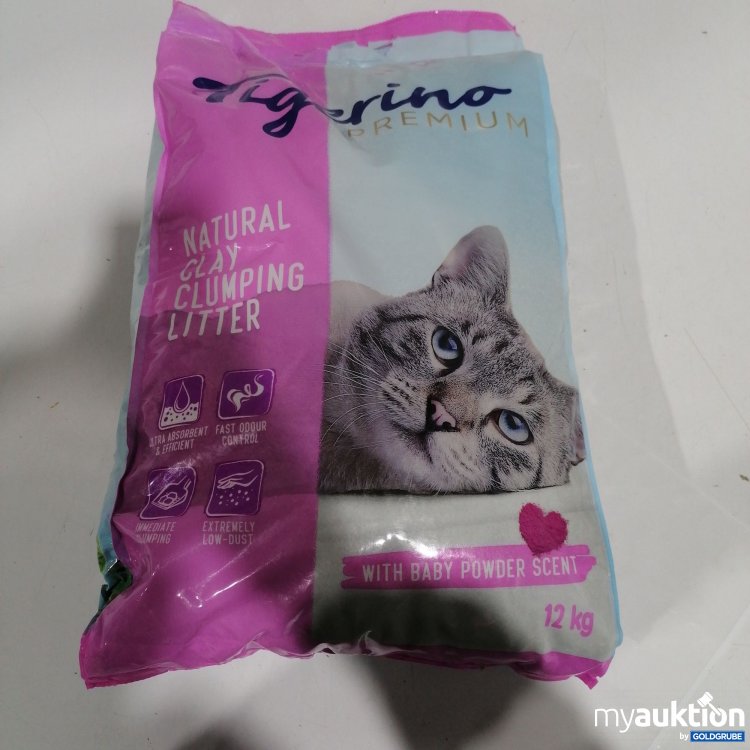 Artikel Nr. 896433: Tigerino Premium Natural Clay Clumping Litter 12kg