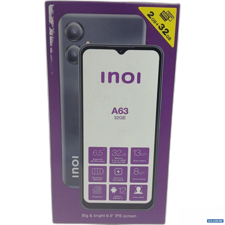 Artikel Nr. 916433 Artikel Nr. 916433: Inoi A63 32GB Big&bright 6.5" IPS Screen Black