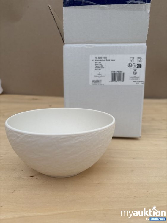 Artikel Nr. 921433: Villeroy & Boch Manufacture Rock blanc Schüssel 0.65 l