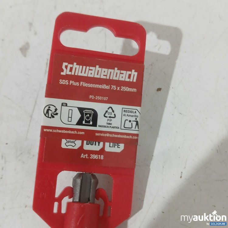 Artikel Nr. 934433 Artikel Nr. 934433: Schwabenbach SDS Plus Fliesenmeißel 75 mm