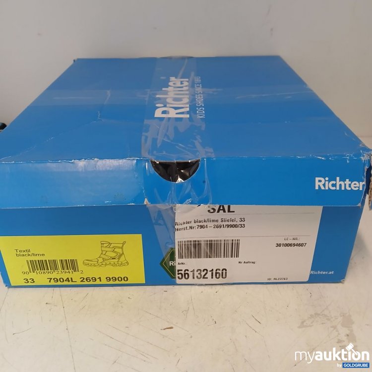 Artikel Nr. 963433: Richter Winterstiefel schwarz/grün