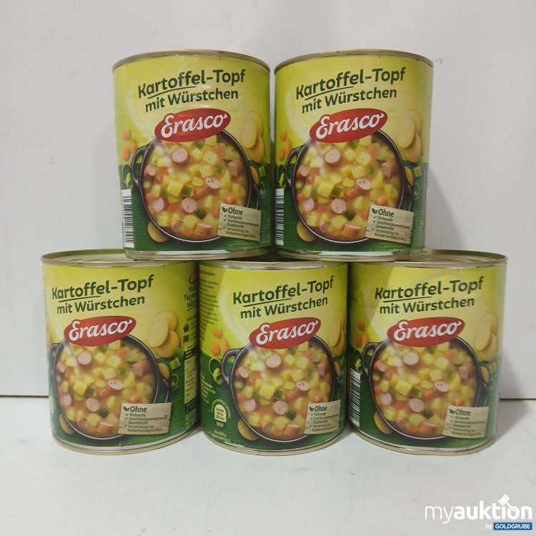 Artikel Nr. 970433 Artikel Nr. 970433: Erasco Kartoffel-Topf mit Würstchen 5×800g