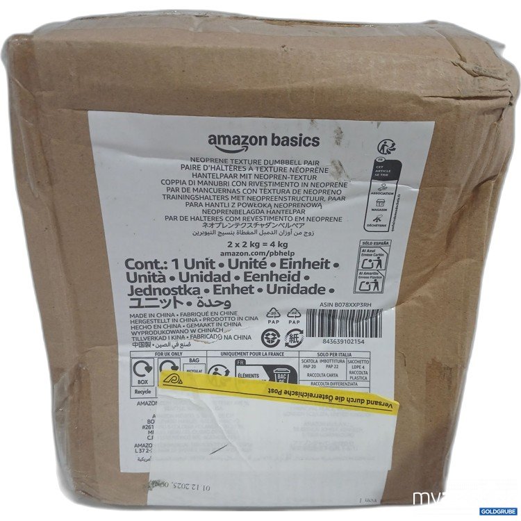Artikel Nr. 989433 Artikel Nr. 989433: Amazon basics Neoprene Texture Dumbbell Pair 2x2kg