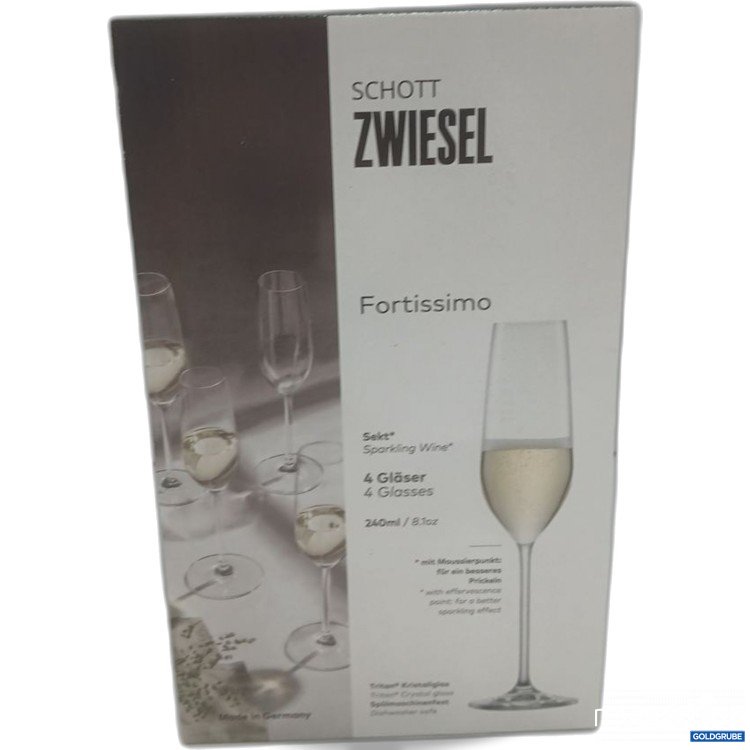 Artikel Nr. 447434 Artikel Nr. 447434: SCHOTT ZWIESEL Fortissimo Sektgläser 4 Gläser 240ml