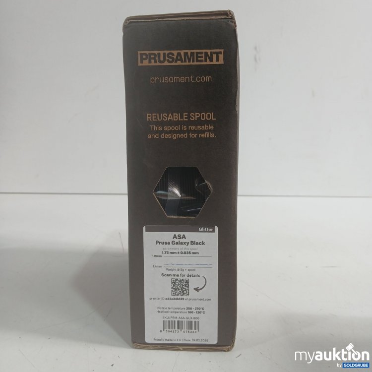 Artikel Nr. 461434: Prusament 3D Printer Filament ASA Prusa Galaxy Black Glitter ø1,75mm 815g 