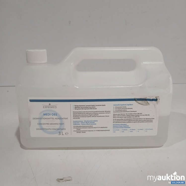 Artikel Nr. 524434: Cosimed Desinfektionsmittel Konzentrat 3L 