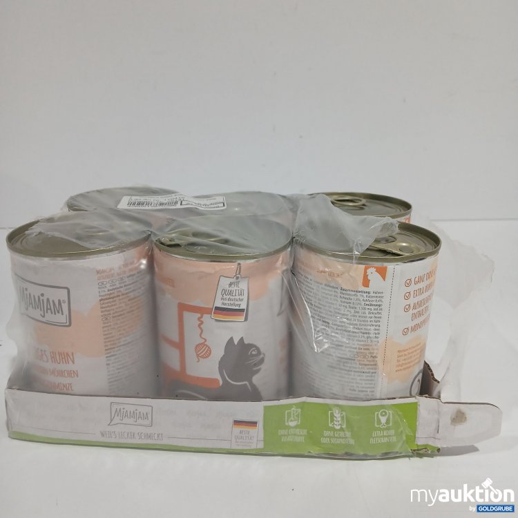 Artikel Nr. 845434 Artikel Nr. 845434: Mjamjam Saftiges Huhn Katzenfutter 6x400g