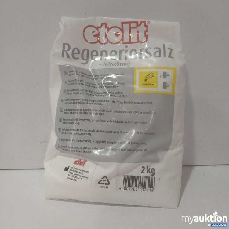 Artikel Nr. 846434: Etolit Regenerierersalz 2 kg