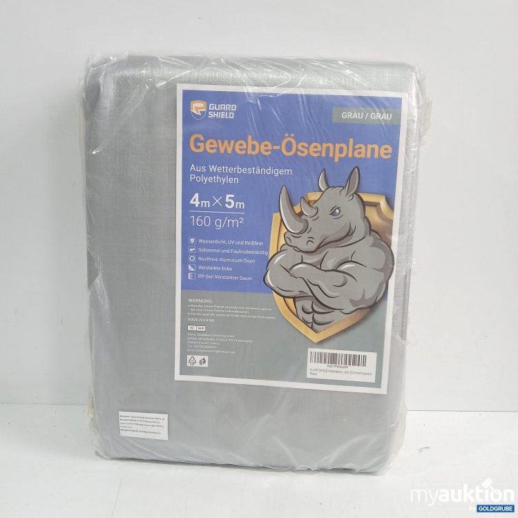Artikel Nr. 865434: Guard Shield Gewebe-Ösenplane 4×5m Grau