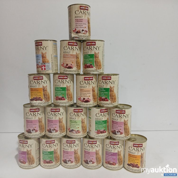 Artikel Nr. 885434: Animonda Carny Adult Katzenfutter diverse Sorten 19x400g 