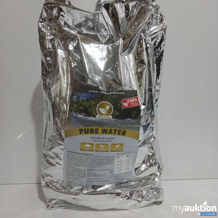 Artikel Nr. 897434: Pure Water Hundefutter Forelle & Lachs mit Süßkartoffeln 12,5kg 