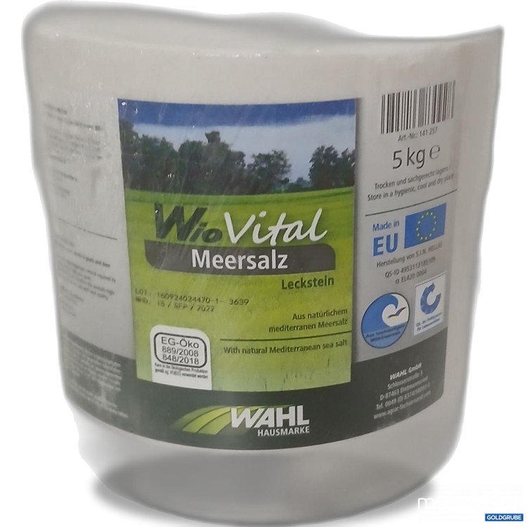 Artikel Nr. 917434 Artikel Nr. 917434: WioVital Meersalz Leckstein 5kg