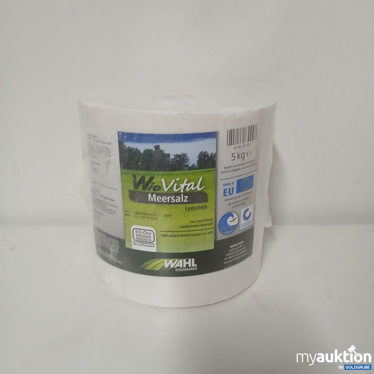 Artikel Nr. 917434 Artikel Nr. 917434: WioVital Meersalz Leckstein 5kg