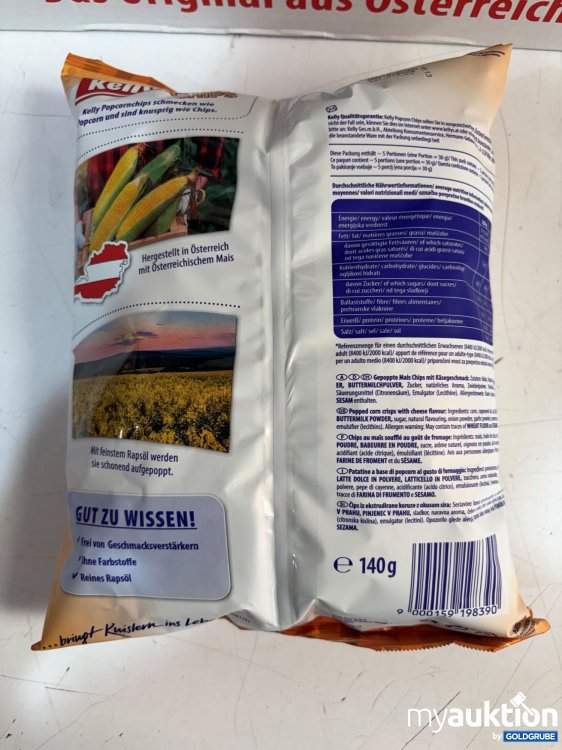 Artikel Nr. 940434 Artikel Nr. 940434: Kelly Popcornchips Cheese 15x140g