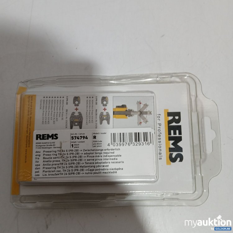 Artikel Nr. 954434: REMS Pressring TH 26 S ( PR-2B) 574794