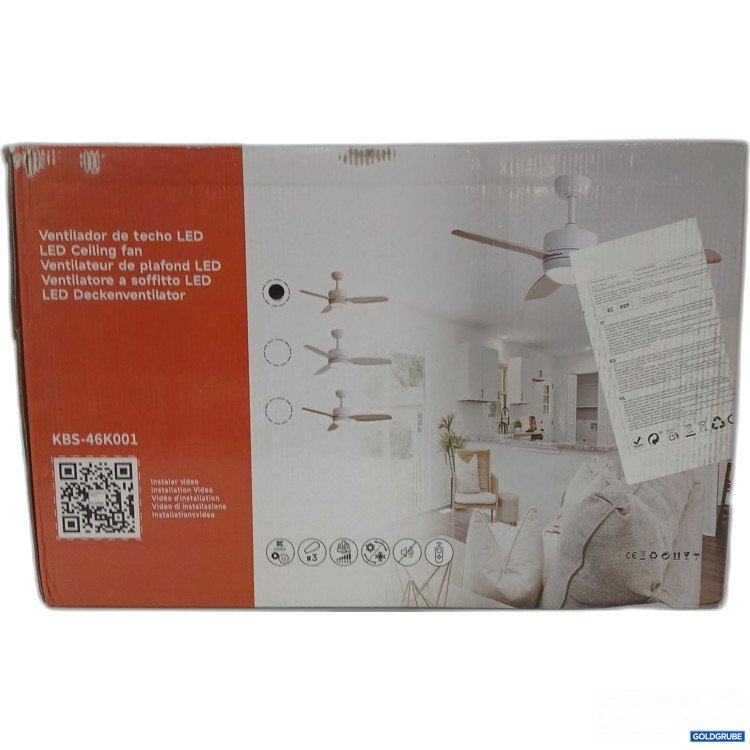 Artikel Nr. 967434: LED-Deckenventilator Modell KBS-46K001 Art.No. 950268