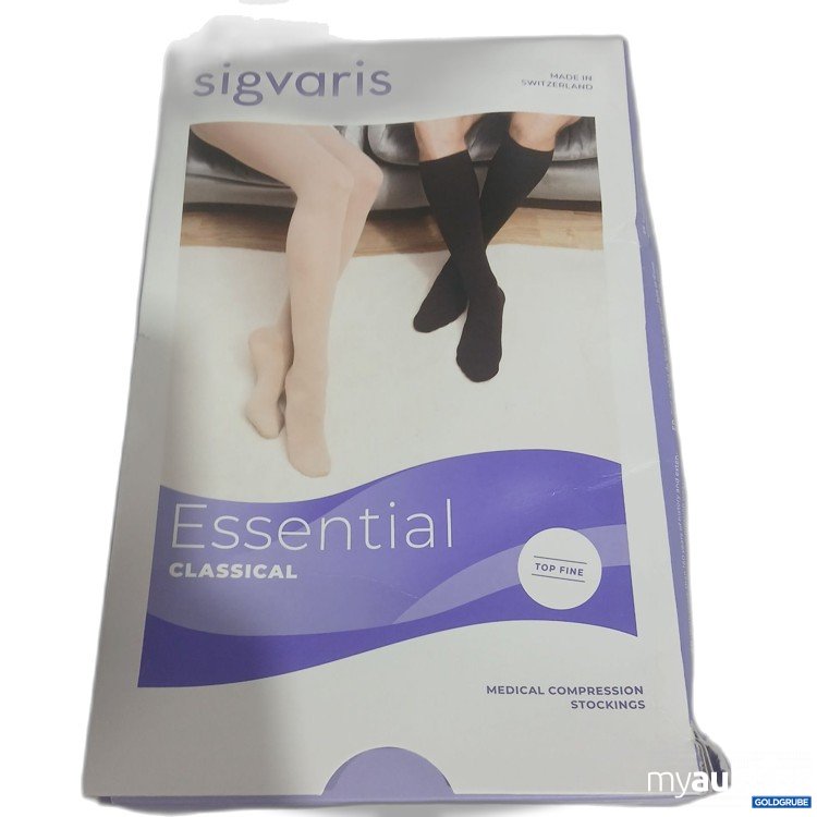 Artikel Nr. 989434 Artikel Nr. 989434: Sigvaris Essential Classical medical Compression Stockings caramel