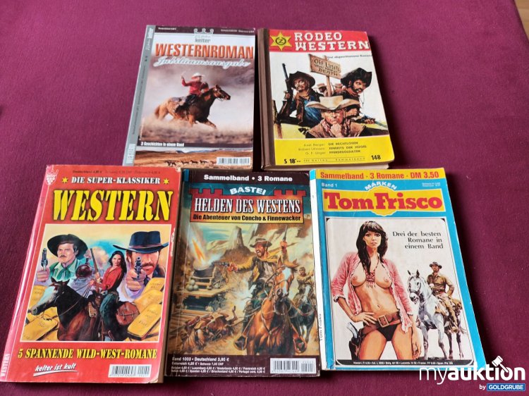 Artikel Nr. 999434 Artikel Nr. 999434: 5 x Western Romane Sammelbände (=17 Romane)