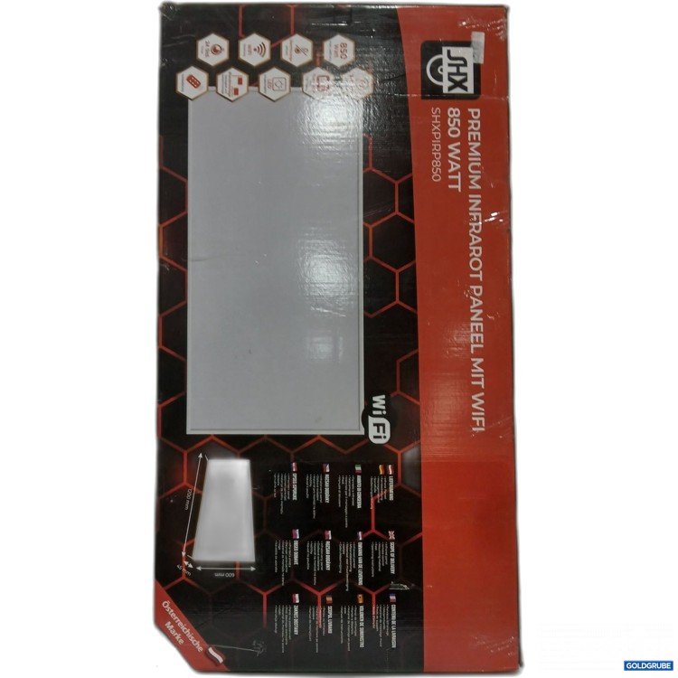 Artikel Nr. 445435: SHX Premium Infrarotpanel mit WIFI 850 Watt, Model.No. SHXPIRP850