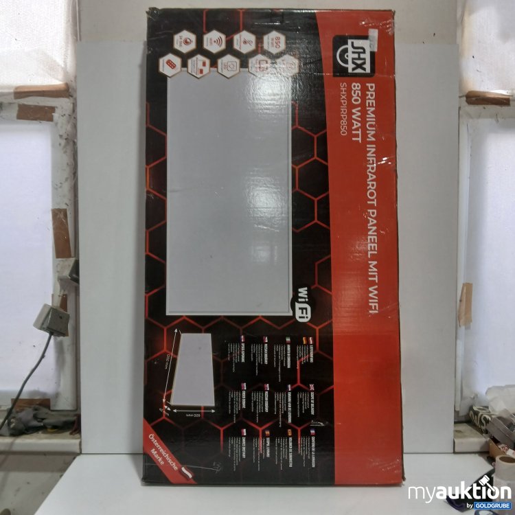 Artikel Nr. 445435: SHX Premium Infrarotpanel mit WIFI 850 Watt, Model.No. SHXPIRP850