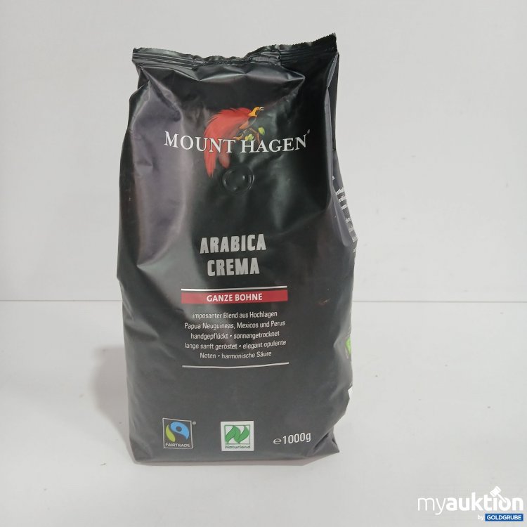 Artikel Nr. 818435: Mount Hagen Arabica Crema Ganze Bohne 1000g
